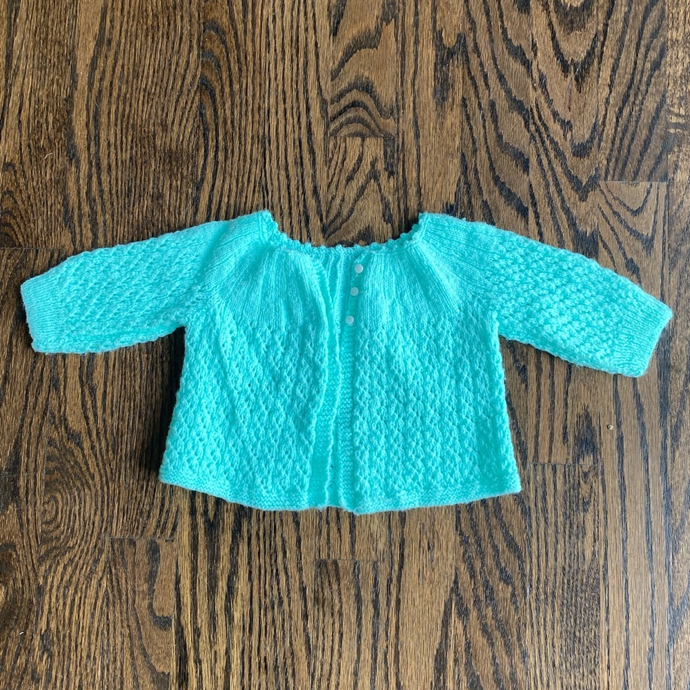Vintage 80’s Baby/Toddler Knit Cardigan